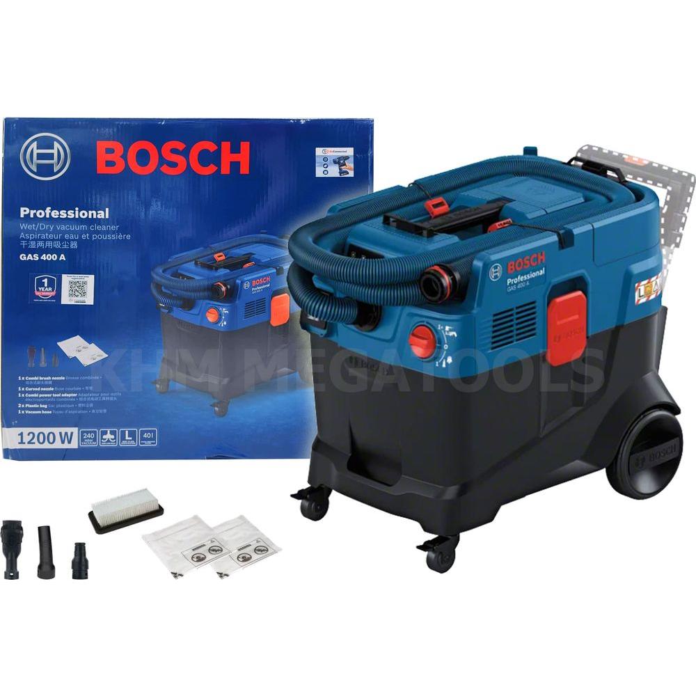Bosch GAS 400 All Purpose Extractor / Wet & Dry Vacuum 1200W | Bosch by KHM Megatools Corp. Bosch GAS 400 All Purpose Extractor / Wet & Dry Vacuum 1200W | Bosch by KHM Megatools Corp.